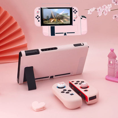 Nintendo Switch Hard Case - Ultra-Thin 0.3mm Dock-Compatible Protection (Pink)