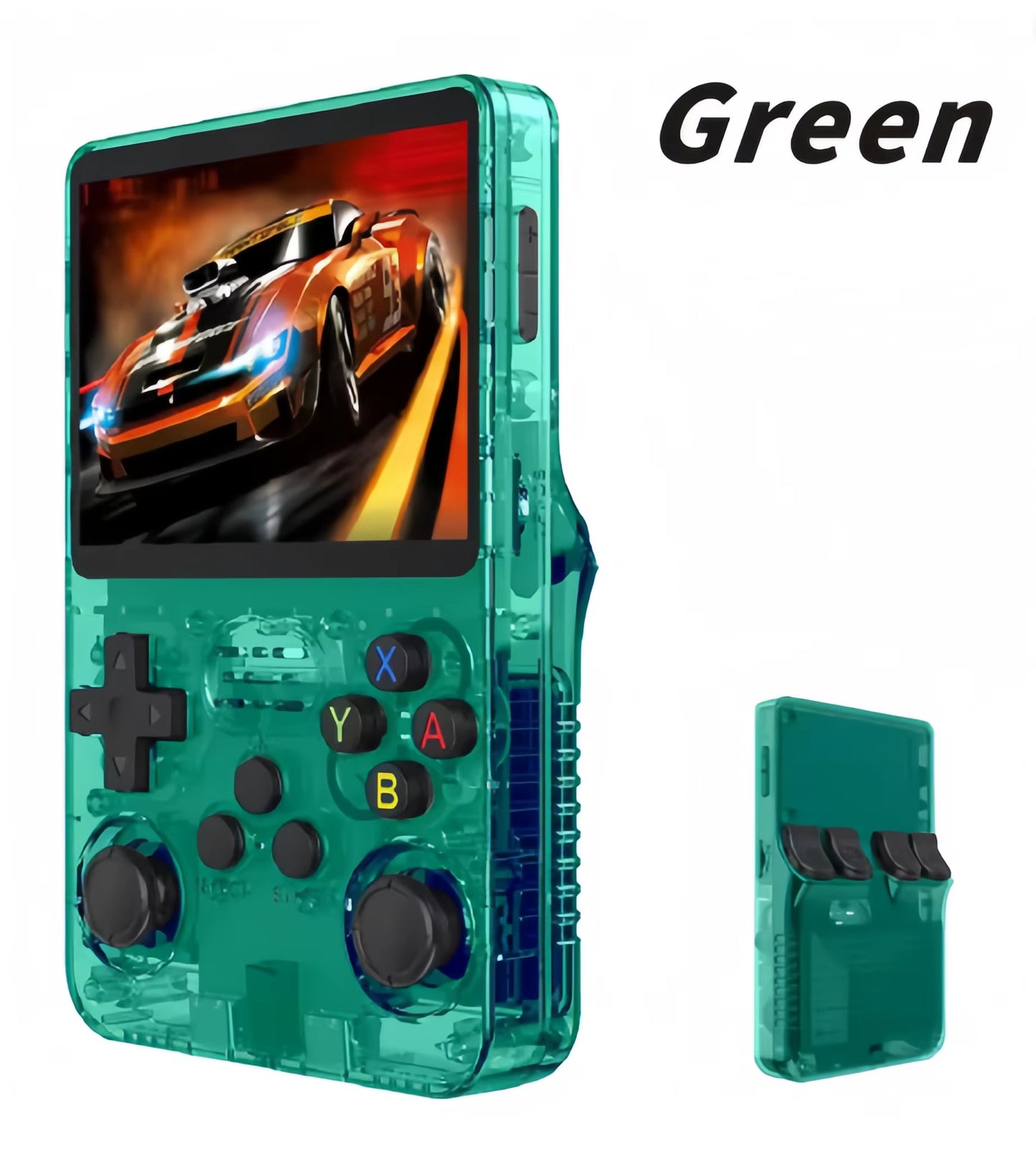 R36S Retro Video Handheld Game Console Linux System 3.5 in IPS Screen 3000Mah Battery 64G/128G TF Card Preinstalled Games