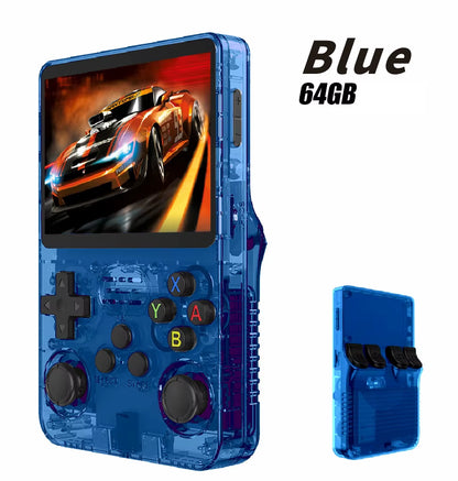 R36S ARKOS Retro Handheld Video Game Console Genuine 3.5 Inch IPS Multiple Colors Are Available Screen Portable Player 64GB Game